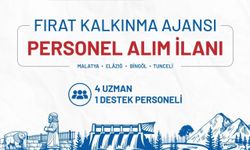 Fırat Kalkınma Ajansı personel alımı başvuruları başladı