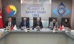 ERSİAD heyetinden ETSO'ya ziyaret: Erzurum'un stratejik önemi masaya yatırıldı