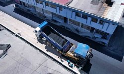 Güneş yüzünü gösterdi, sanayi yolları yenilendi