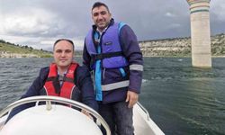 Aslanapa Kaymakamı Tosun, Kureyşler Barajı'nda su ürünleri denetimine katıldı