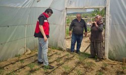 Hisarcık'ta üreticiler sebze yetiştiriciliği konusunda bilgilendirildi