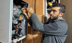 Van'da kombi ustalarının kış mesaisi başladı