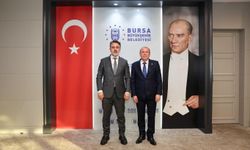 BTSO Başkanı Matlı'dan Büyükşehir Belediye Başkan Vekili Biba'ya ziyaret