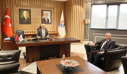 GAZİANTEP SOSYAL GÜVENLİK İL MÜDÜRÜ GAÜN REKTÖRÜ DOĞAN’I ZİYARET ETTİ