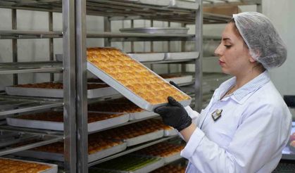Gaziantep’te baklavacıların bayram mesaisi başladı