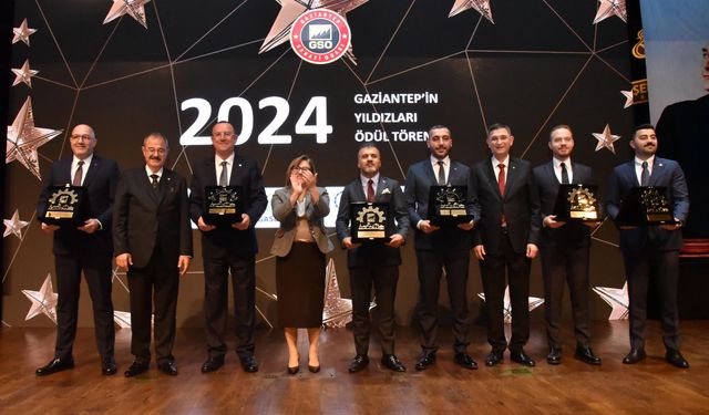 GAZİANTEP’İN YILDIZLARI ÖDÜLLENDİRİLDİ