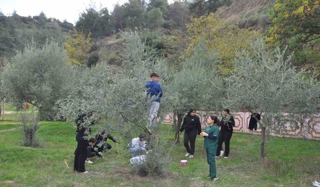 Manisa'da 'Zeytin 5.0 Projesiyle' çocuklar hem öğrendi hem üretti