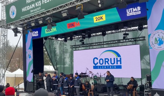 Çoruh EDAŞ, Rize ve Trabzon'daki kış festivallerinde kesintisiz enerji için sahadaydı