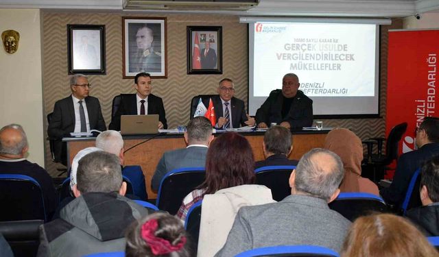 Denizli'de basit usulden gerçek usule geçiş esnafa anlatıldı