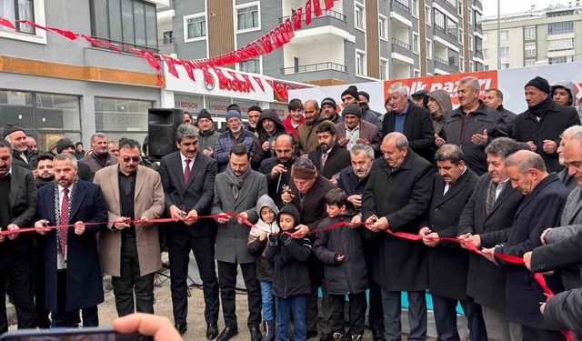 Halk pazarı Aşkale şubesi açıldı