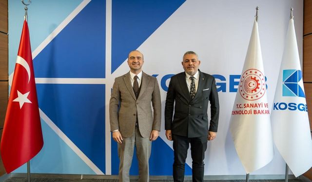 Başkan Sadıkoğlu, KOSGEB Başkanı ile bir araya geldi