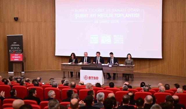 BTSO meclisi Bursa Business School'da toplandı