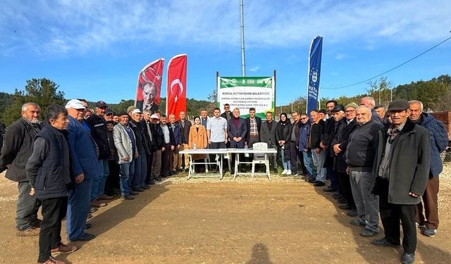 Bursa Büyükşehir'in kırsal kalkınma destekleri sürüyor