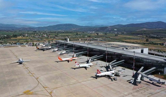 Milas-Bodrum havalimanı Ocak ayında 180 bin 763 yolcuya hizmet verdi