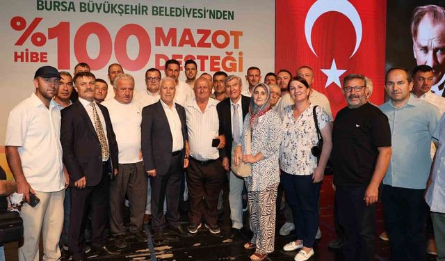 Üreten Bursa'ya Büyükşehir'den tam destek