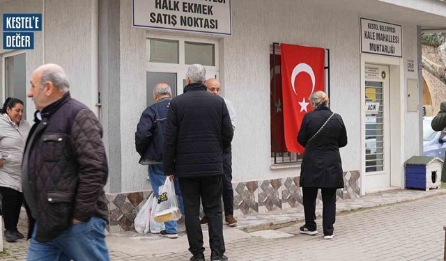 Kestel Belediyesi'nden ücretsiz ekmek desteği