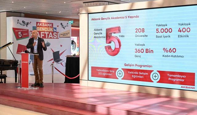 Akbank Gençlik Akademisi 5 yılda yaklaşık 360 bin gence ulaştı