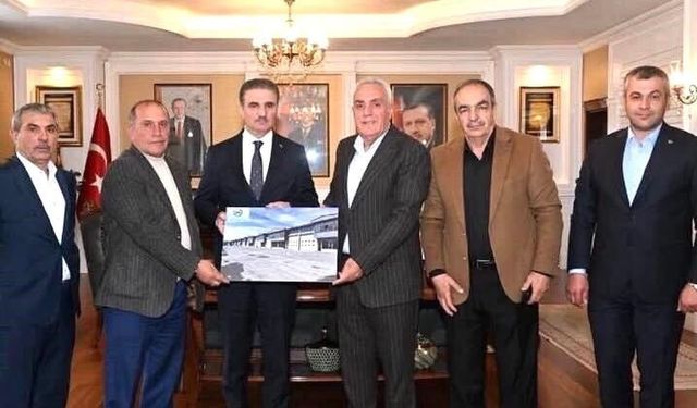 Akdağ Sanayi Yapı Kooperatifi'nden Vali Aydın Baruş'a ziyaret
