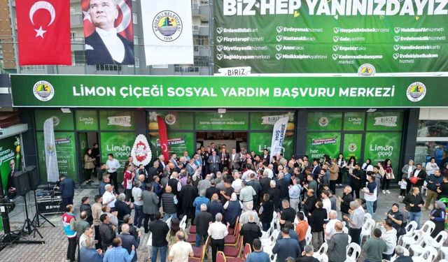 Erdemli'de sosyal yardımlar için yeni merkez açıldı