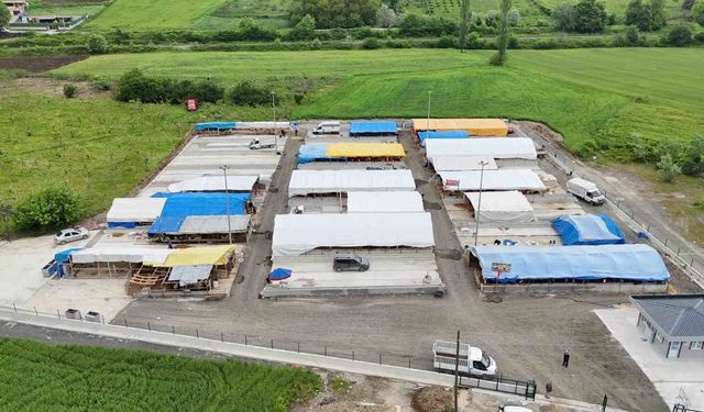 İlkadım'da kurban pazarı bayrama hazır