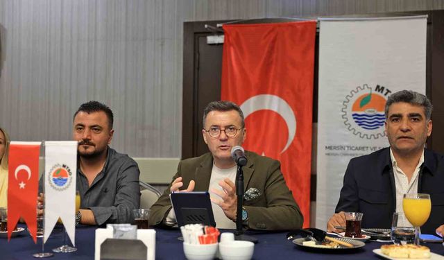 Mersin iş dünyası ortak akılda buluştu: Üretim, ihracat ve lojistik masaya yatırıldı