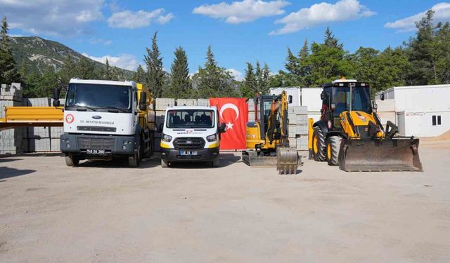 Menteşe Belediyesi'nin araç filosu güçleniyor