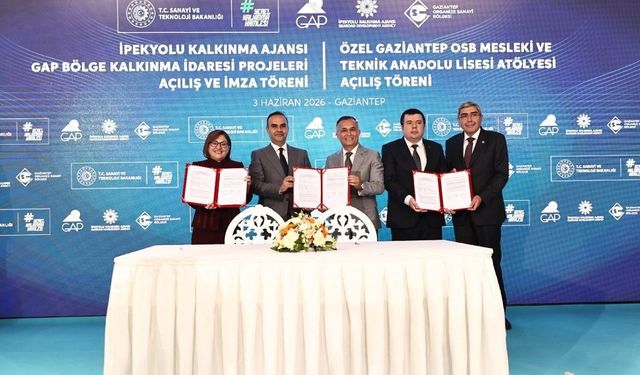Yeni kalkınma hamleleri için imzalar atıldı