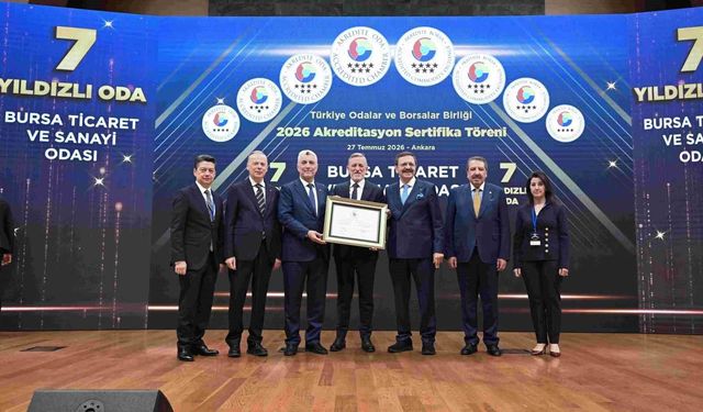 BTSO'nun hizmet kalitesine 7 yıldızlı tescil