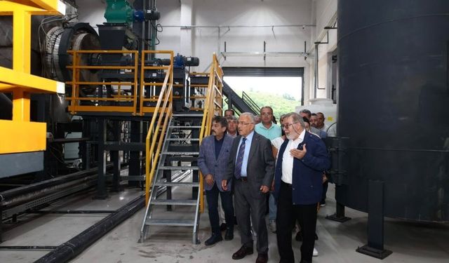 Ordulu iş insanları, fındık kabuğundan aktif karbon üretecek tesisi inceledi