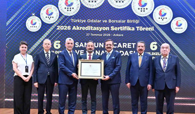 Samsun TSO'nun akreditasyon gururu