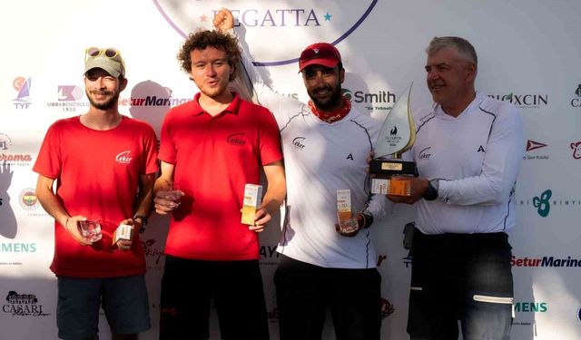 TAYK-Eker Olympos Regatta'da J70 Match Race yarışında zafer Eker Kaymak'ın oldu