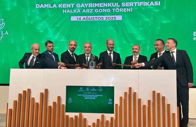 Borsa İstanbul’da ‘Gong’ Damla Kent Projesi Gayrimenkul Sertifikası için çaldı