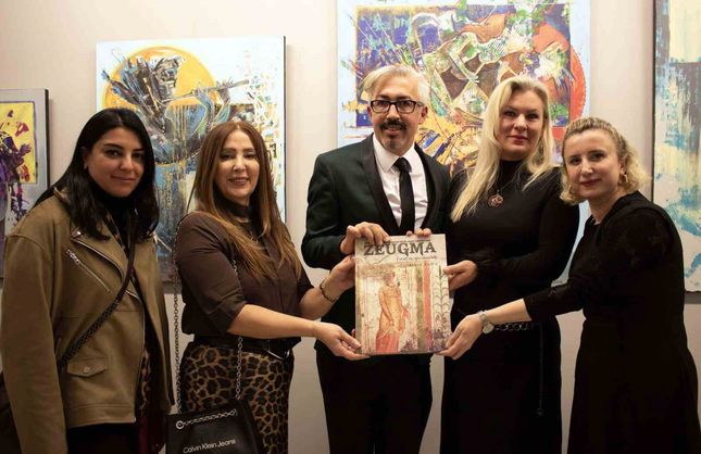 Ressam Atilla, SANKO Sanat Galerisi'nde sergi açtı