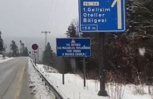 Uludağ'da kar yağışı etkisini sürdürüyor