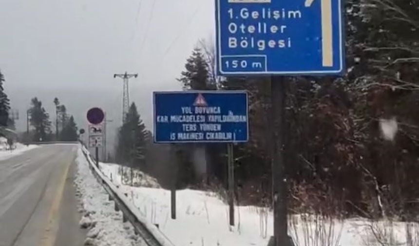 Uludağ'da kar yağışı etkisini sürdürüyor