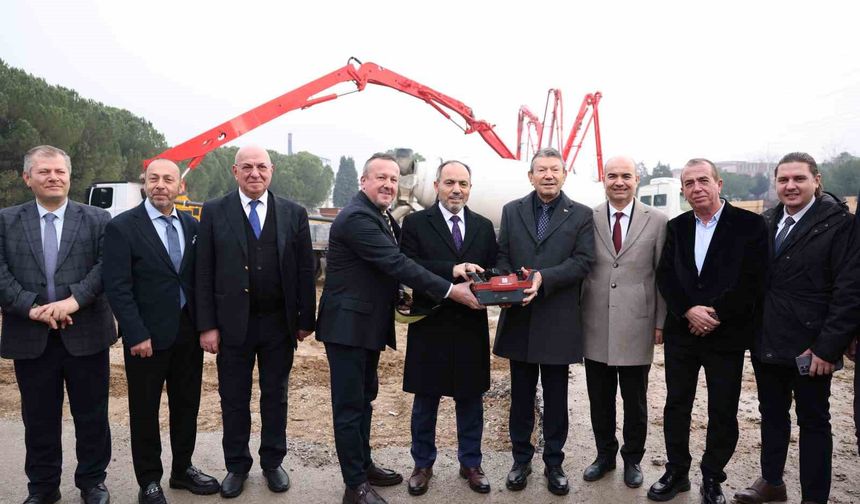 Denizli OSB Teknopark inşaat alanında inceleme yapıldı