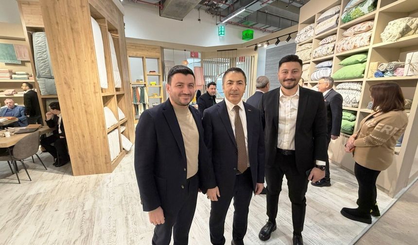 DTO Başkanı Erdoğan, 2026 Heimtextil Fuarında Denizlili firmaları yalnız bırakmadı