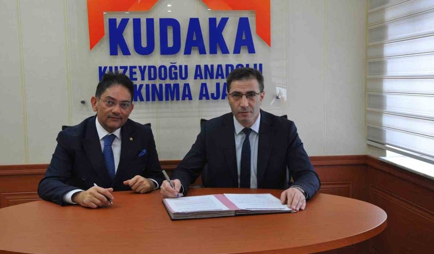 Erzurum Ticaret Borsası ile KUDAKA arasında Türkiye'de ilk olacak proje için protokol imzalandı