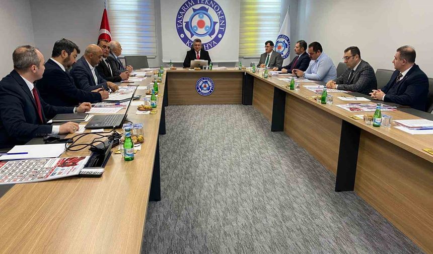 Kütahya Tasarım Teknokent Olağan Yönetim Kurulu Toplantısı yapıldı