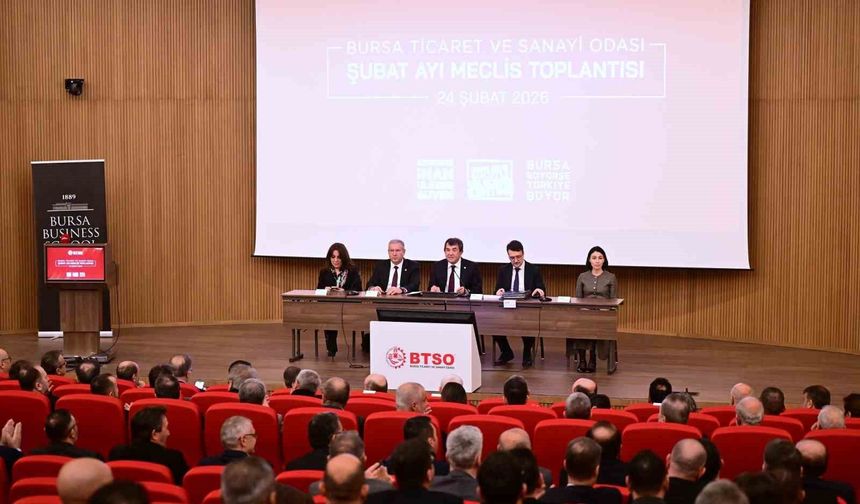 BTSO meclisi Bursa Business School'da toplandı