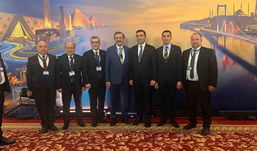 Edremit Ticaret Odası Başkanı Çetin, Türkiye-Mısır İş Forumlarına katıldı