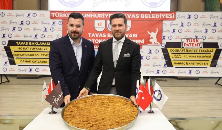 Tavas'ın tescilli baklavası dünya pazarına açılıyor