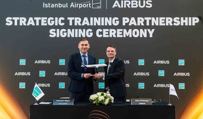 İGA İstanbul Havalimanı ve Airbus eğitim ortağı oldu