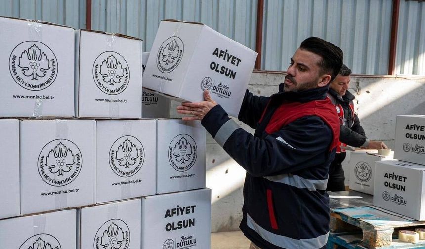 Manisa'da ramazan dayanışması giderek büyüyor