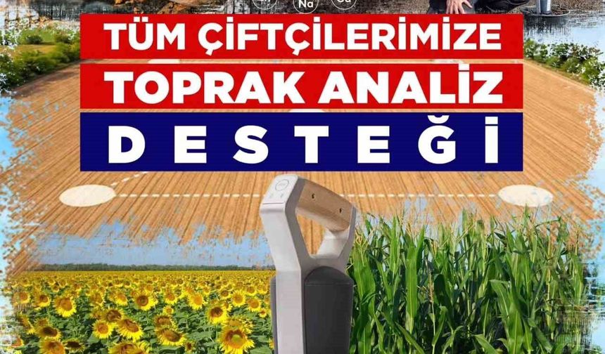 Tavas Belediyesinden çiftçilere toprak analizi desteği