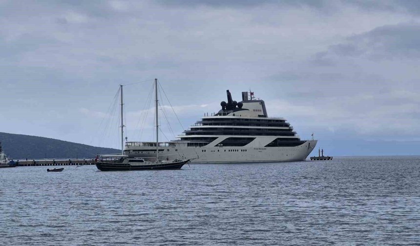 400 milyon avroluk gemi Bodrum'a geldi