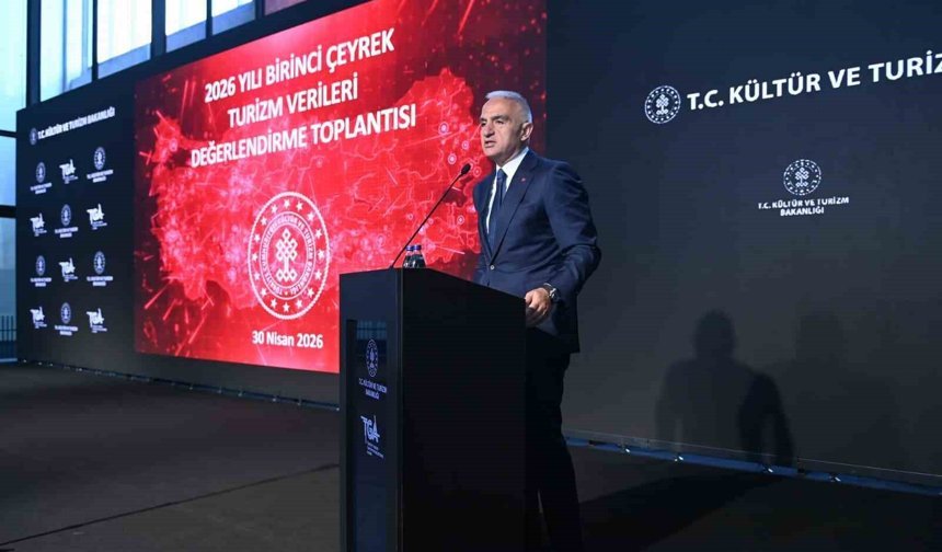 Bakan Ersoy: 'Turizm geliri 2026 yılının ilk çeyreğinde yüzde 4,2 artışla 9,8 milyar dolar oldu'