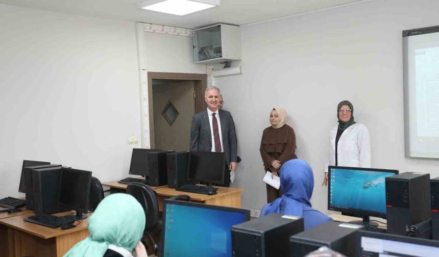 Başkan Taban'dan İNESMEK kursiyerlerine ziyaret