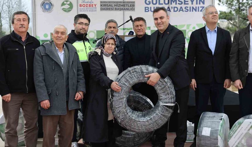 Büyükşehir'den çiftçiye hayat veren destek