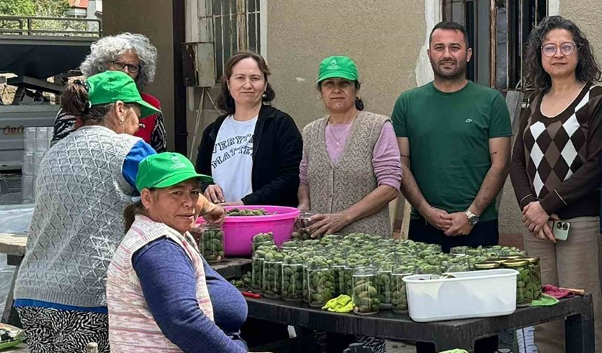 Çağla turşusundan kadın üreticilere ekonomik katkı